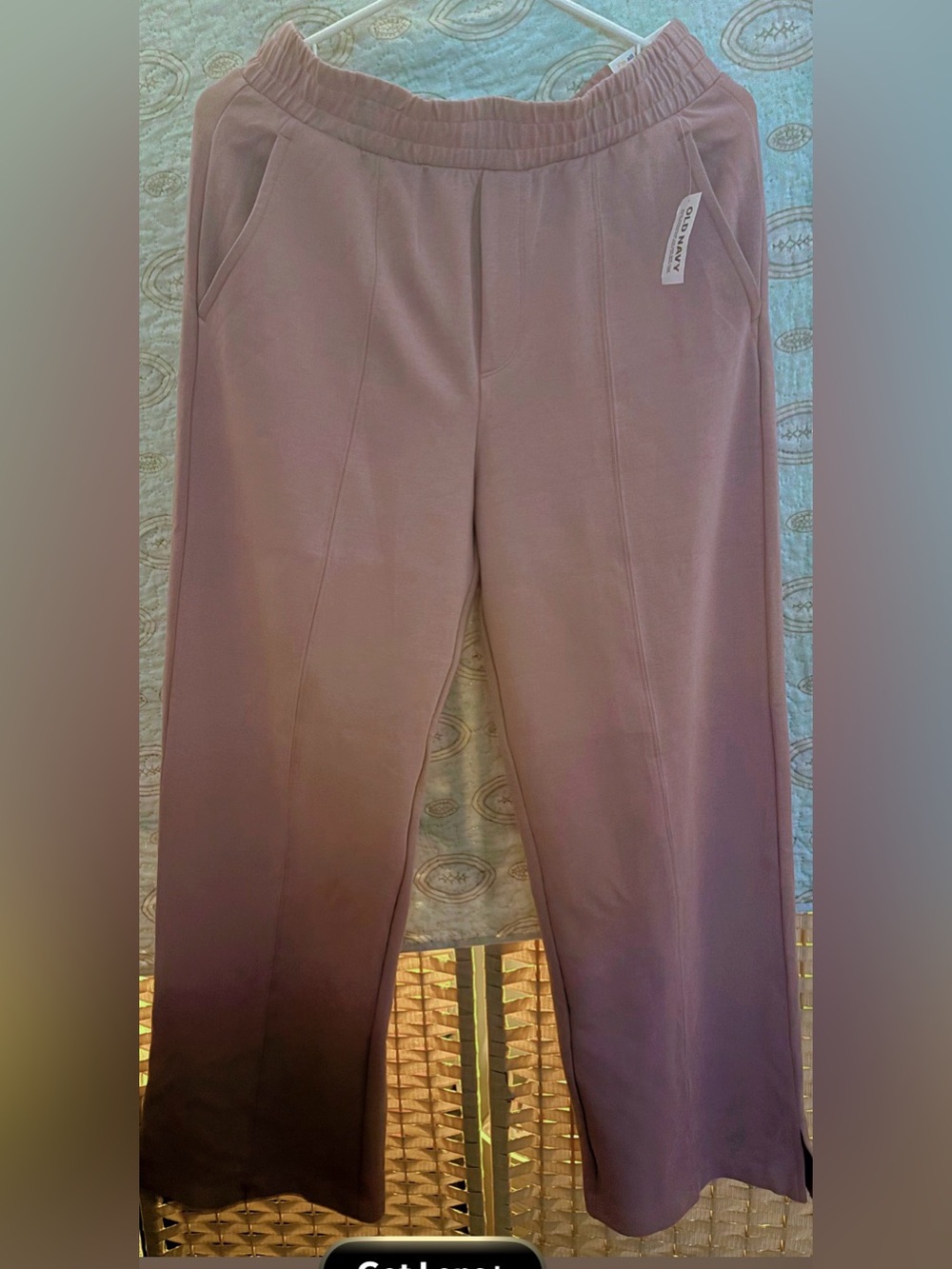Old Navy Men's Dusty Mauve Drawstring Joggers